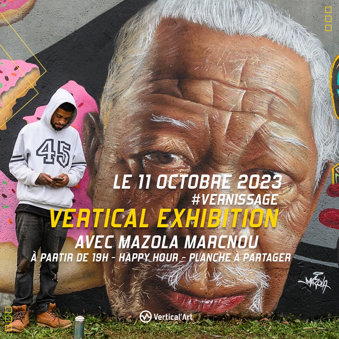VA'Exhibition avec Mazola Marcnou à Vertical'Art Paris Chevaleret mercredi 11 octobre
