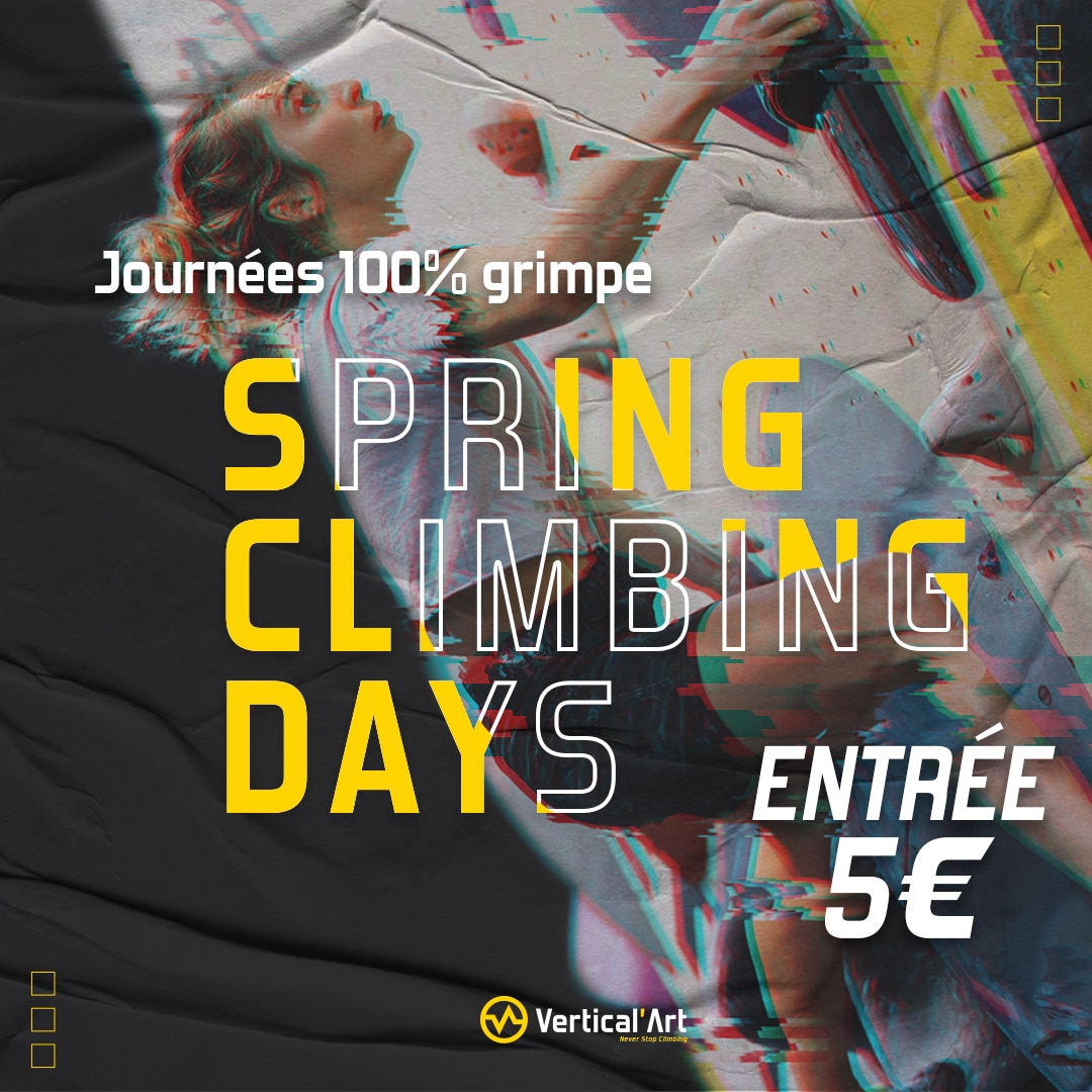Spring Climbing Days à Vertical’Art Pigalle, escalade à 5€ à Paris pour tous en mars